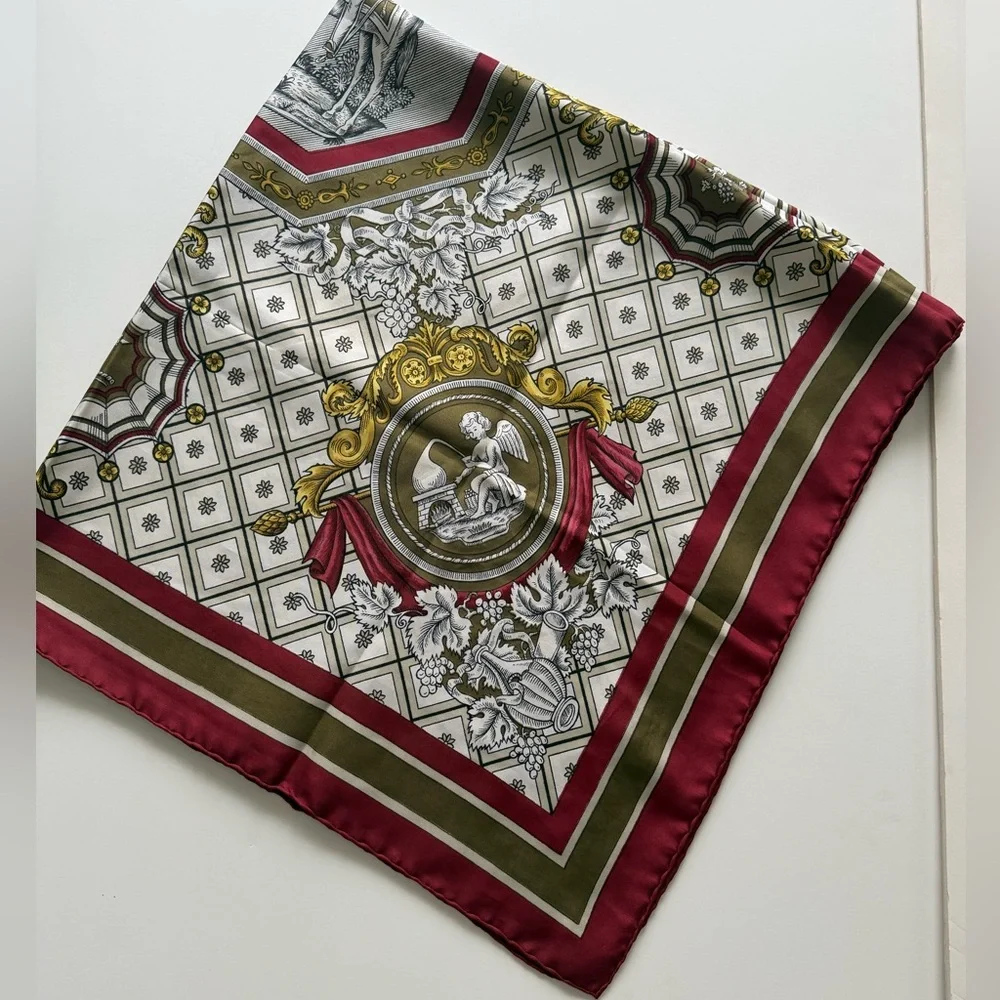 HERMES Luxury Silk Square Scarf - Picture 2 of 7